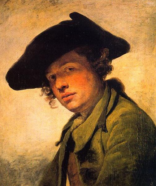 Jean Baptiste Greuze A Young Man in a Hat Spain oil painting art